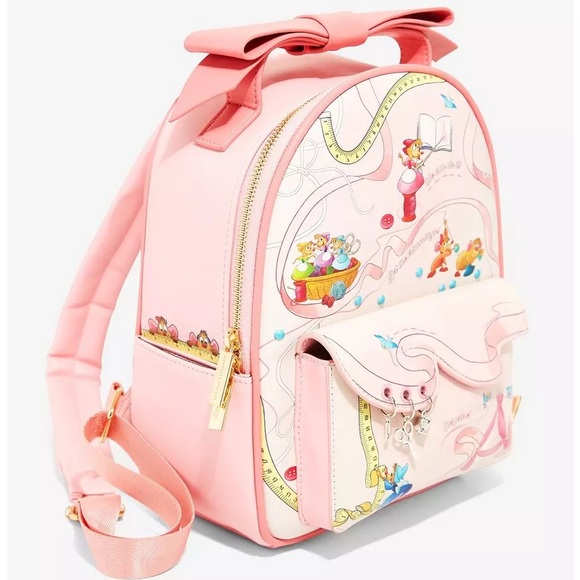 DANIELLE NICOLE DISNEY CINDERELLA Measuring Tape MINI BACKPACK & CARDHOLDER SET! - Picture 3 of 11